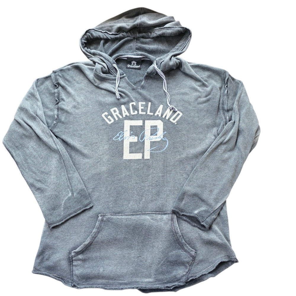 Graceland Women's‎ Hoodie Elvis Presley's Home Souvenir Sweatshirt Hoodie XL